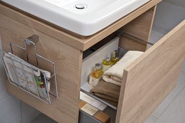 JIKA CUBITO PURE skříňka pod umyvadlo 59x42,7x48 cm, 1 zásuvka, Push-open, lesklá bílá H40J4233015001 Obrázek - fotka