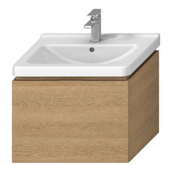 JIKA CUBITO PURE skříňka pod umyvadlo 64x46,7x48 cm, 1 zásuvka, Push-open, dub