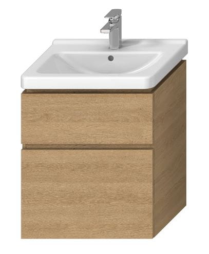 JIKA CUBITO PURE skříňka pod umyvadlo 59x42,7x68,3 cm, 2 zásuvky, Push-open, dub H40J4234025191 Obrázek - Hlavní obrázek