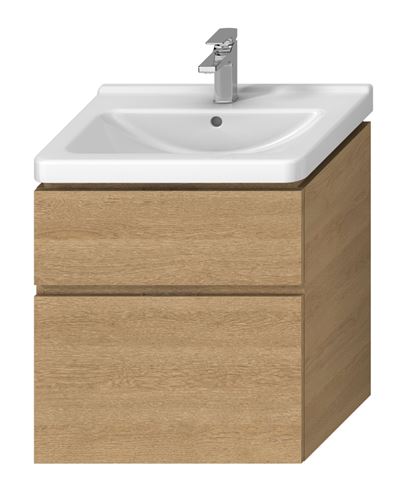 JIKA CUBITO PURE skříňka pod umyvadlo 64x46,7x68,3 cm, 2 zásuvky, Push-open, dub H40J4244025191 Obrázek - Hlavní obrázek