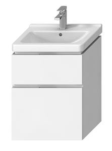 JIKA CUBITO PURE skříňka pod umyvadlo 54x39,9x68,3 cm, 2 zásuvky, Push-open, bílá