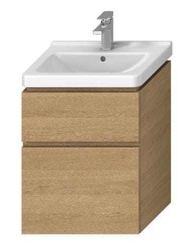 JIKA CUBITO PURE skříňka pod umyvadlo 54x39,9x68,3 cm, 2 zásuvky, Push-open, dub H40J4224025191 Obrázek - Hlavní obrázek