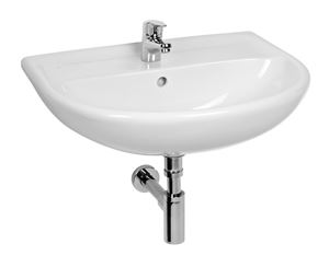JIKA LYRA PLUS umyvadlo 65 cm, s otvorem pro baterii a přepadem
