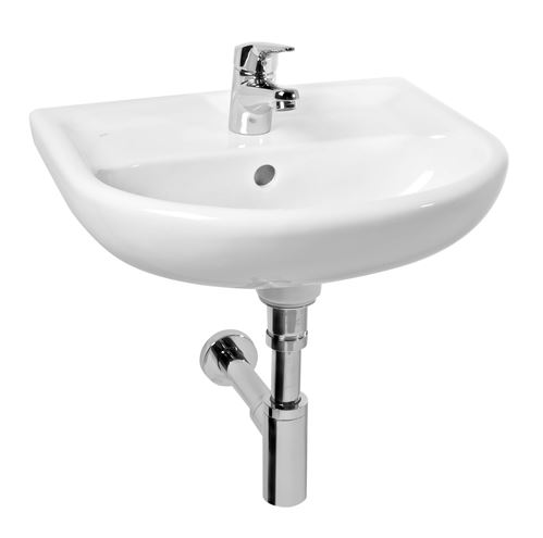 JIKA LYRA PLUS umývátko 45 cm, s otvorem pro baterii a přepadem H8153820001041 Obrázek - Hlavní obrázek