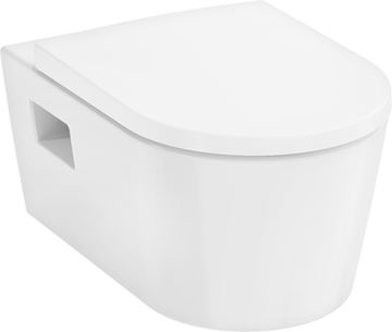 HANSGROHE ELUPURA ORIGINAL S závěsné WC se sedátkem, AquaChannel Flush splachování