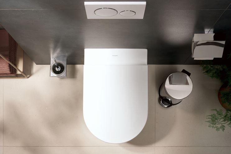 HANSGROHE ELUPURA ORIGINAL S závěsné WC se sedátkem, AquaChannel Flush splachování 60207450 Obrázek - fotka