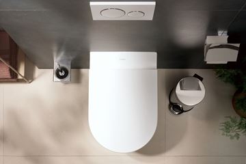 HANSGROHE ELUPURA ORIGINAL S závěsné WC se sedátkem, AquaChannel Flush splachování 60207450 Obrázek - fotka