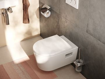 HANSGROHE ELUPURA ORIGINAL S závěsné WC se sedátkem, AquaChannel Flush splachování 60207450 Obrázek - fotka