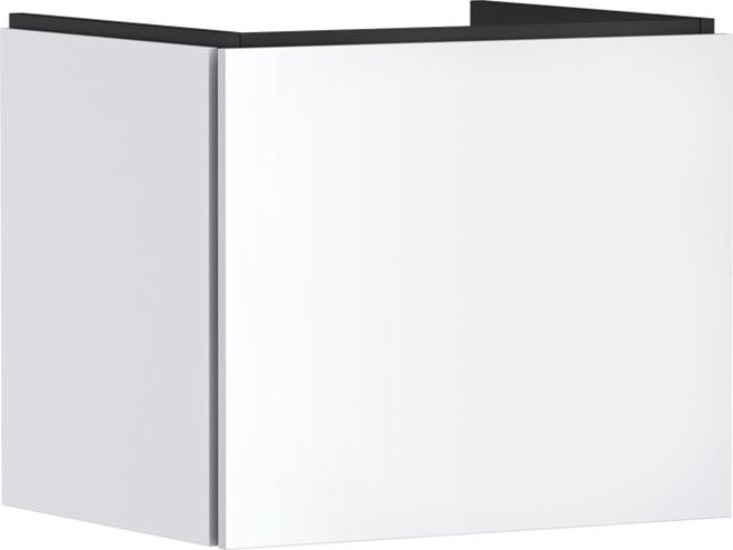 HANSGROHE XILESA E skříňka pod umyvadlo 58x47x50 cm, 1 zásuvka, SoftClose, matná bílá 54253700 Obrázek - Hlavní obrázek
