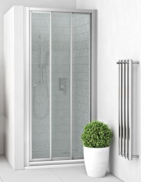 EASY EPD3 800/1900 LH/GR sprchové dveře 80x190 cm, posuvné, brillant/sklo grape