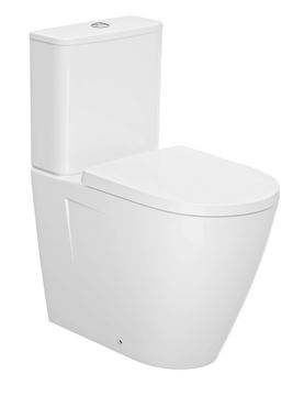 JIKA CUBITO STYLE WC kombi mísa, Vortex/Rimless splachování, Dual-Flush, vario odpad, boční napouštění