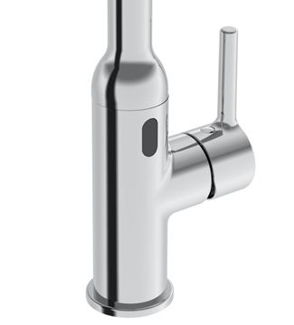 HANSA VANTIS STYLE Hybrid dřezová senzorová baterie, napájení ze sítě, Bluetooth, broušená ocel 5421220980 Obrázek - fotka