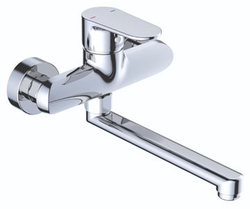 CONCEPT 100 dřezová nástěnná baterie, chrom