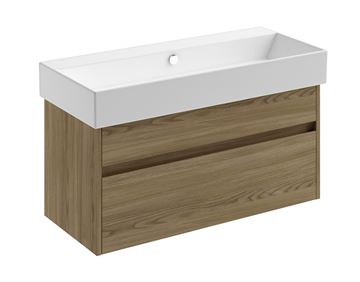 CATALANO PREMIUM skříňka pod umyvadlo 95,9x44,5x45 cm, 2 zásuvky, mat agave