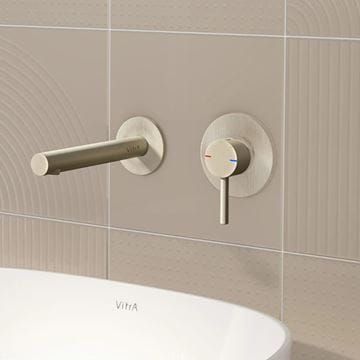 VITRA ORIGIN umyvadlová podomítková baterie, kartáčovaný nikl A4258134 Obrázek - fotka