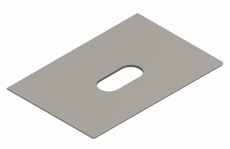 CATALANO deska pod umyvadlo s výřezem 75x50x11 cm, keramika, Cataglaze+Silver Titanium, tortora matt 0830750032 Obrázek - Hlavní obrázek
