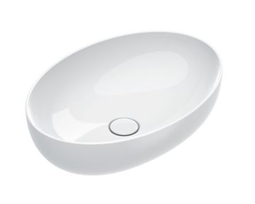 CATALANO SFERA umyvadlová mísa 60 cm, bez přepadu, Cataglaze+Silver Titanium