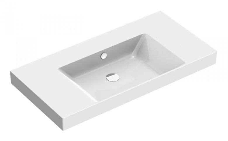 CATALANO ZERO umyvadlo 100 cm, s přepadem, Cataglaze+Silver Titanium 0121010001 Obrázek - Hlavní obrázek