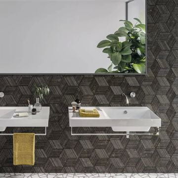 CATALANO ZERO umyvadlo 100 cm, s přepadem, Cataglaze+Silver Titanium 0121030001 Obrázek - fotka
