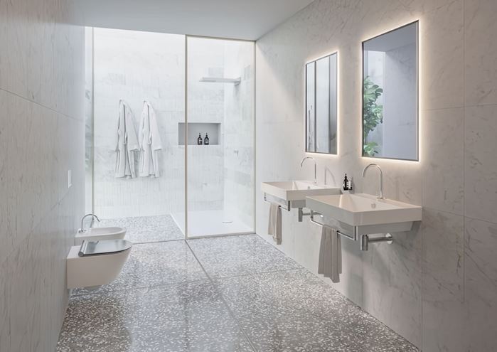 CATALANO ZERO umyvadlo 60 cm, s přepadem, Cataglaze+Silver Titanium 0120600001 Obrázek - fotka