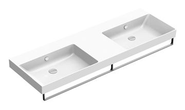 CATALANO ZERO dvojumyvadlo 150 cm, s přepadem, Cataglaze+Silver Titanium 0121520001 Obrázek - fotka