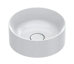 CATALANO ZERO umyvadlová mísa 32 cm, bez přepadu, Cataglaze+Silver Titanium