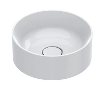 CATALANO ZERO umyvadlová mísa 32 cm, bez přepadu, Cataglaze+Silver Titanium