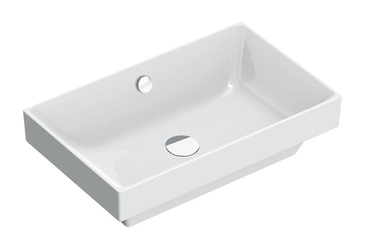 CATALANO ZERO umyvadlo 60 cm, s přepadem, Cataglaze+Silver Titanium 0124600001 Obrázek - Hlavní obrázek