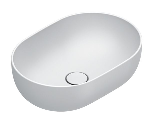 CATALANO SFERA umyvadlová mísa 50 cm, bez přepadu, Cataglaze+Silver Titanium, matná bílá 0522500021 Obrázek - Hlavní obrázek