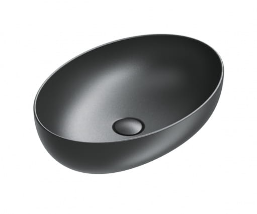 CATALANO SFERA umyvadlová mísa 60 cm, bez přepadu, Cataglaze+Silver Titanium, matná černá 0522600022 Obrázek - Hlavní obrázek