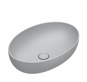 CATALANO SFERA umyvadlová mísa 60 cm, bez přepadu, Cataglaze+Silver Titanium, cemento matt