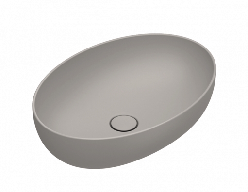 CATALANO SFERA umyvadlová mísa 60 cm, bez přepadu, Cataglaze+Silver Titanium, tortora matt 0522600032 Obrázek - Hlavní obrázek