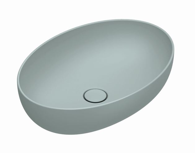 CATALANO SFERA umyvadlová mísa 60 cm, bez přepadu, Cataglaze+Silver Titanium, acqua matt 0522600028 Obrázek - Hlavní obrázek