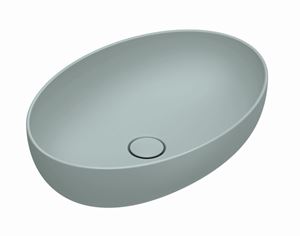 CATALANO SFERA umyvadlová mísa 60 cm, bez přepadu, Cataglaze+Silver Titanium, acqua matt