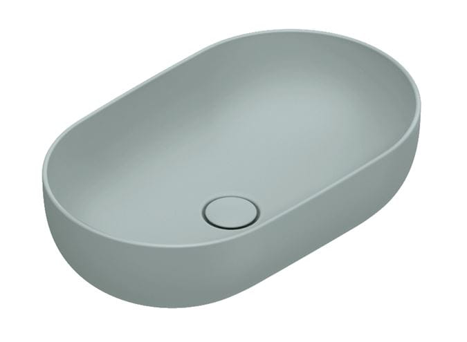 CATALANO SFERA umyvadlová mísa 60 cm, bez přepadu, Cataglaze+Silver Titanium, acqua matt 0522610028 Obrázek - Hlavní obrázek