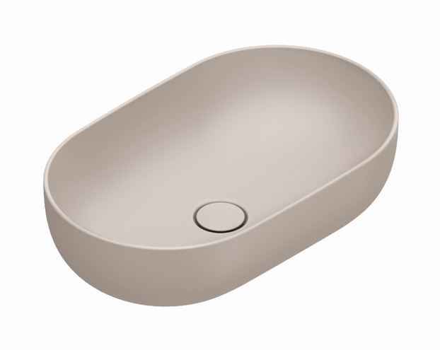 CATALANO SFERA umyvadlová mísa 60 cm, bez přepadu, Cataglaze+Silver Titanium, seta matt 0522610031 Obrázek - Hlavní obrázek