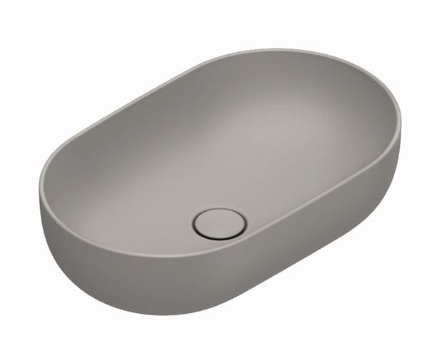 CATALANO SFERA umyvadlová mísa 60 cm, bez přepadu, Cataglaze+Silver Titanium, tortora matt 0522610032 Obrázek - Hlavní obrázek