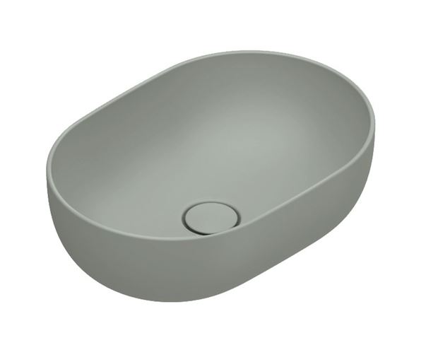 CATALANO SFERA umyvadlová mísa 50 cm, bez přepadu, Cataglaze+Silver Titanium, acqua matt 0522500028 Obrázek - Hlavní obrázek