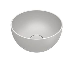 CATALANO SFERA umyvadlová mísa 32 cm, bez přepadu, Cataglaze+Silver Titanium, matná bílá