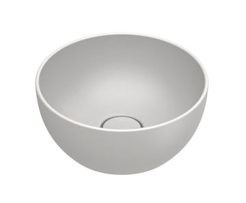 CATALANO SFERA umyvadlová mísa 32 cm, bez přepadu, Cataglaze+Silver Titanium, matná bílá