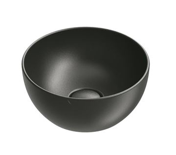 CATALANO SFERA umyvadlová mísa 32 cm, bez přepadu, Cataglaze+Silver Titanium, matná černá