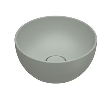 CATALANO SFERA umyvadlová mísa 32 cm, bez přepadu, Cataglaze+Silver Titanium, acqua matt
