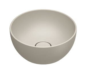 CATALANO SFERA umyvadlová mísa 32 cm, bez přepadu, Cataglaze+Silver Titanium, sabbia matt