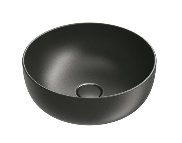 CATALANO SFERA umyvadlová mísa 42 cm, bez přepadu, Cataglaze+Silver Titanium, matná černá 0523430022 Obrázek - Hlavní obrázek