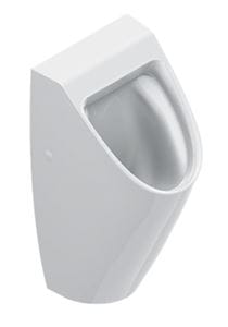CATALANO COMFORT pisoár, zadní přívod vody, SaveWater splachování, Cataglaze+Silver Titanium