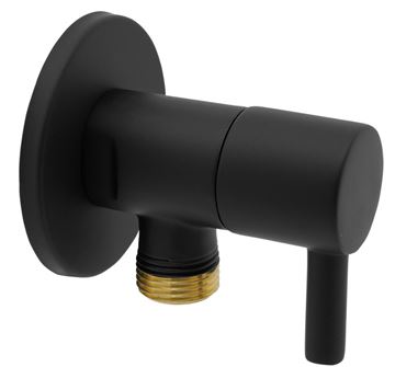 NOVASERVIS rohový ventil 1/2"x3/8", matná černá 