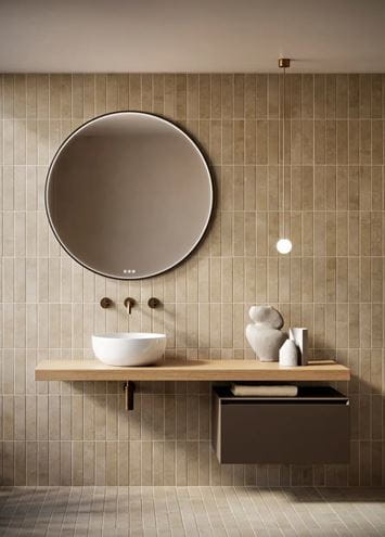 CATALANO SFERA umyvadlová mísa 42 cm, bez přepadu, Cataglaze+Silver Titanium 0523430001 Obrázek - fotka