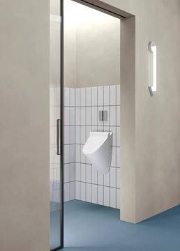 CATALANO COMFORT 54 pisoár, zadní přívod vody, SaveWater splachování, Cataglaze+Silver Titanium 31-0932541001 Obrázek - fotka
