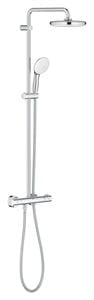 GROHE TEMPESTA SYSTEM 210 sprchový set s termostatickou baterií, horní sprcha, ruční sprcha se 2 proudy, tyč, hadice, chrom