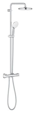 GROHE TEMPESTA SYSTEM 210 sprchový set s termostatickou baterií, horní sprcha, ruční sprcha se 2 proudy, tyč, hadice, chrom